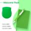 Набор подарочный WELCOME-PACK: бизнес-блокнот, ручка, коробка, зеленое яблоко, зеленое яблоко