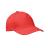 5 panel baseball cap, красный