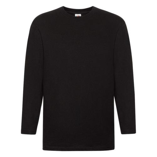 Футболка мужская SUPER PREMIUM LONG SLEEVE 205, черный