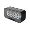 Часы-метеостанция Allora с Bluetooth колонкой функцией Hands free, Черный