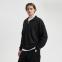 Толстовка на молнии унисекс Флоу (Flow), черная