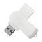 USB flash-карта SWING (8Гб), белый, 6,0х1,8х1,1 см, пластик, белый
