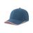 Бейсболка PILOT PIPING SANDWICH-S, 6 клиньев, металлическая застёжка, синий