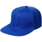 Бейсболка Snapback с прямым козырьком, ярко-синяя
