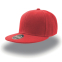 Бейсболка SNAP BACK, 6 клиньев, пластиковая застежка, красный