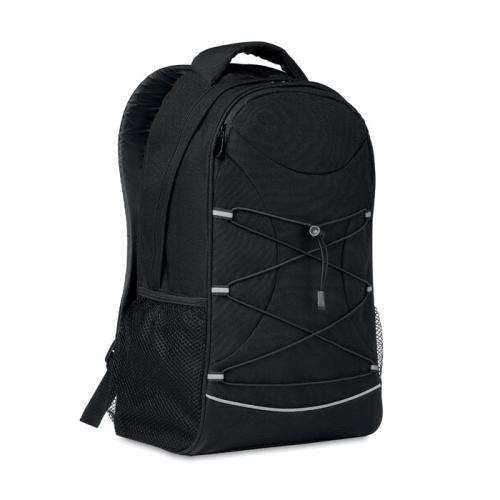 Рюкзак 600D из RPET, черный