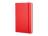 Записная книжка Moleskine Classic (нелинованный) в твердой обложке, Large (13х21см), красный