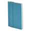 Бизнес-блокнот А5  "Provence", бирюзовый, мягкая обложка, в клетку, бирюзовый