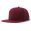Бейсболка SNAP BACK-S, 6 клиньев, пластиковая застежка, темно-красный