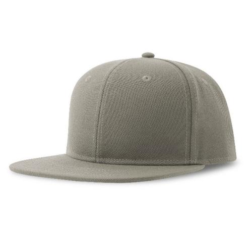 Бейсболка SNAP BACK-S, 6 клиньев, пластиковая застежка, серый